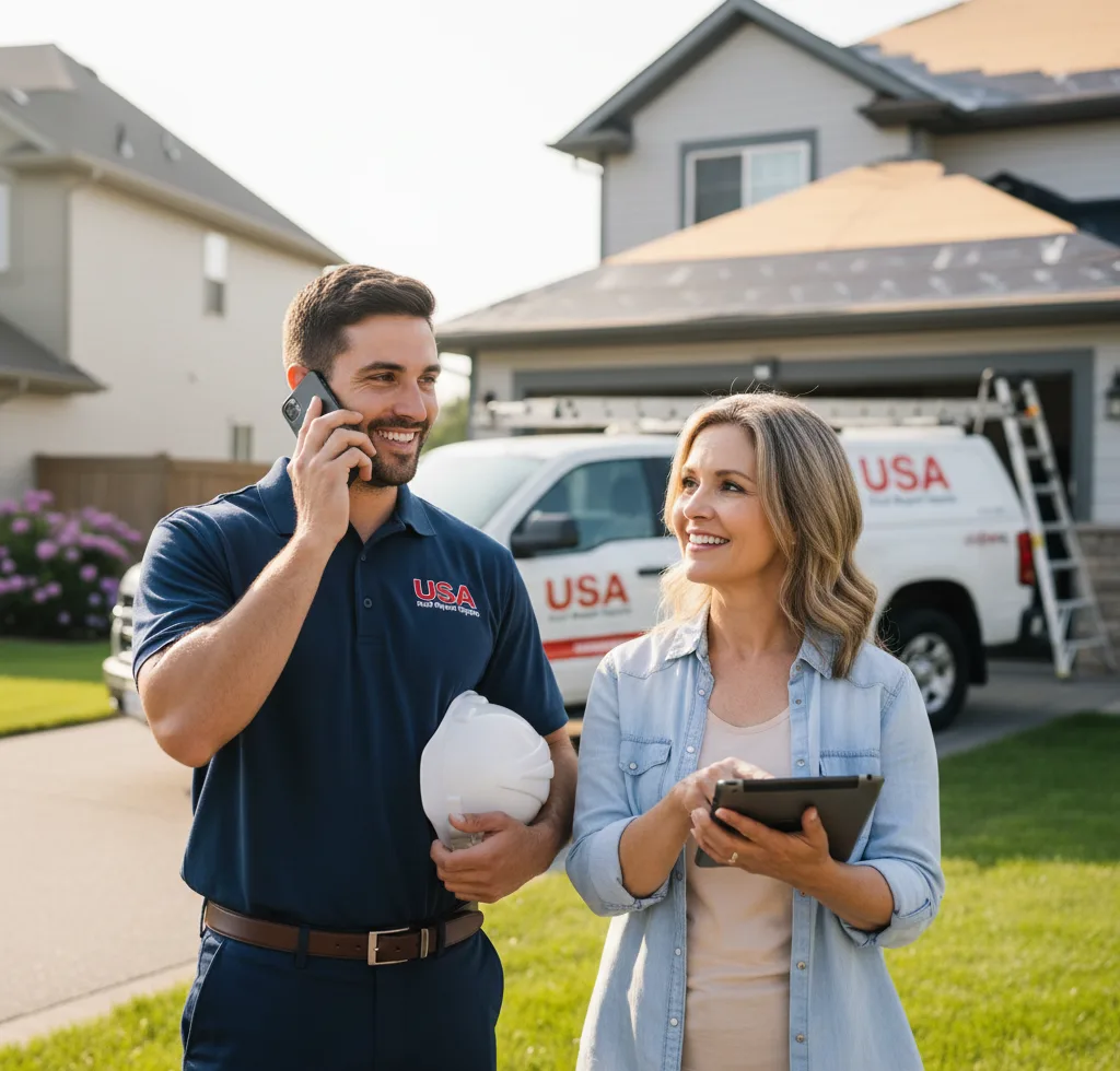USA Roof Repair Experts customer support in Natchitoches
